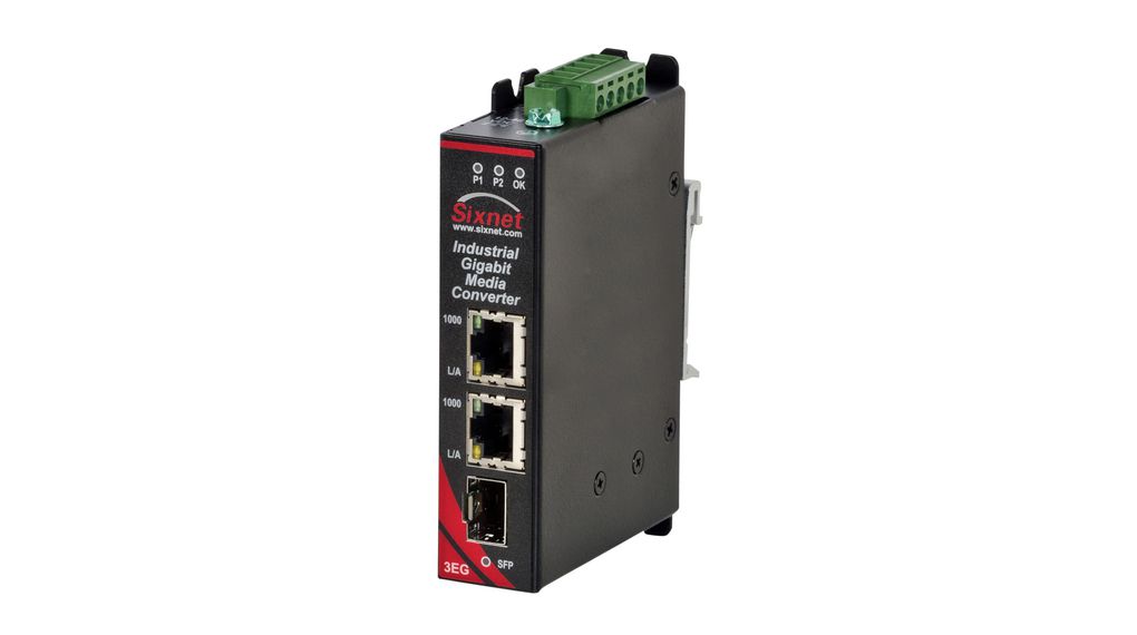 Medienkonvertert, Ethernet - Faser Multi-Mode / Faser Single-Mode, Glasfaseranschlüsse 1SFP